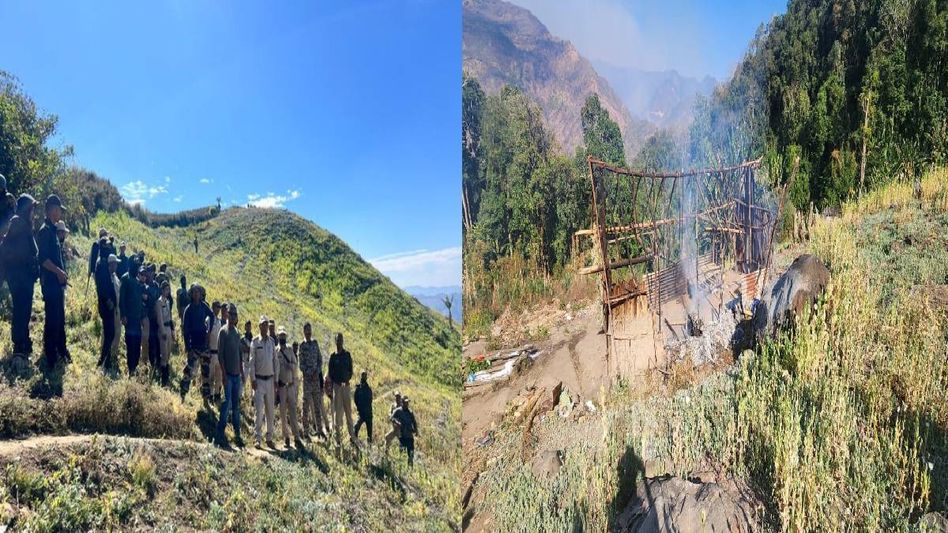 Manipur: 30 acres of illegal poppy cultivation destroyed in two-day crackdown across two hill districts Manipur: 30 acres of illegal poppy cultivation destroyed in two-day crackdown across two hill districts