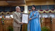 Outgoing Papum Pare DC Vishakha Yadav conferred Arunachal Pradesh State Award (Silver Medal) Outgoing Papum Pare DC Vishakha Yadav conferred Arunachal Pradesh State Award (Silver Medal)