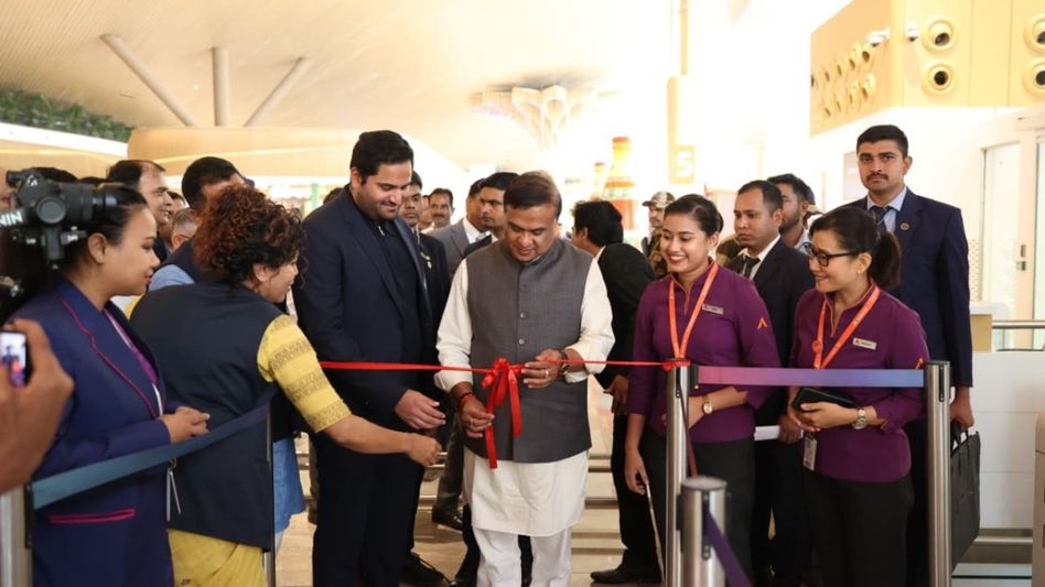 Assam CM inaugurates operations at new integrated terminal of Guwahati Airport Assam CM inaugurates operations at new integrated terminal of Guwahati Airport