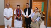 Manipur CM calls on BJP National President Nitin Nabin in New Delhi Manipur CM calls on BJP National President Nitin Nabin in New Delhi