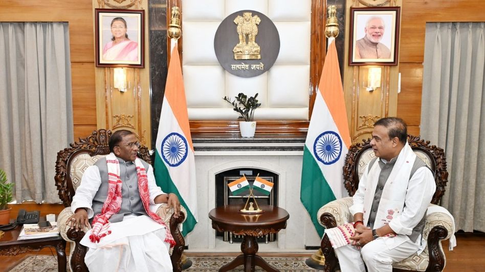 Assam CM calls on Governor, congratulates him on completing three years in office Assam CM calls on Governor, congratulates him on completing three years in office