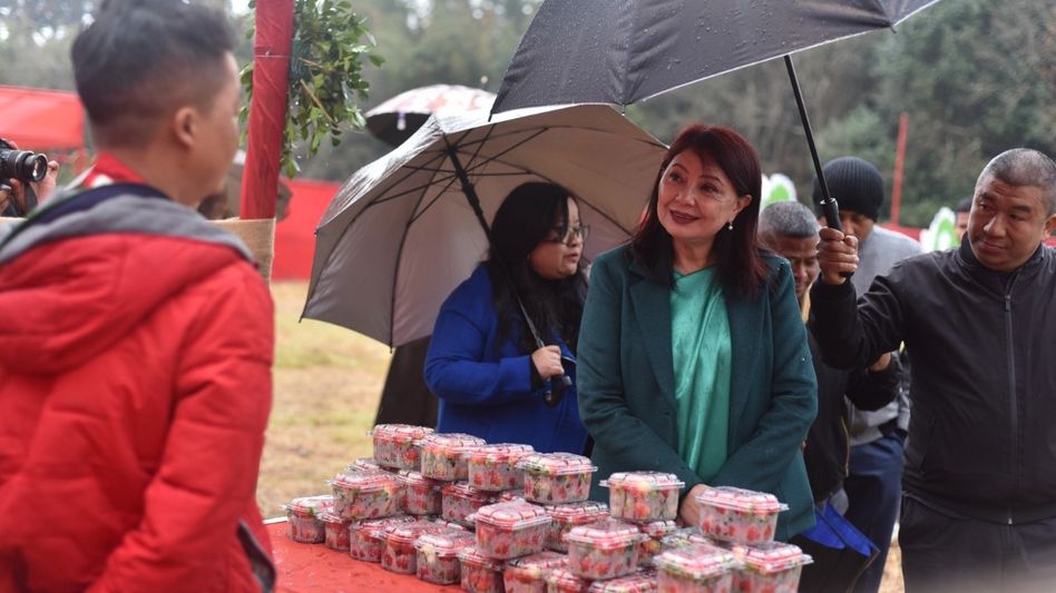 Meghalaya kicks off Strawberry Festival 2026 at Smit village Meghalaya kicks off Strawberry Festival 2026 at Smit village