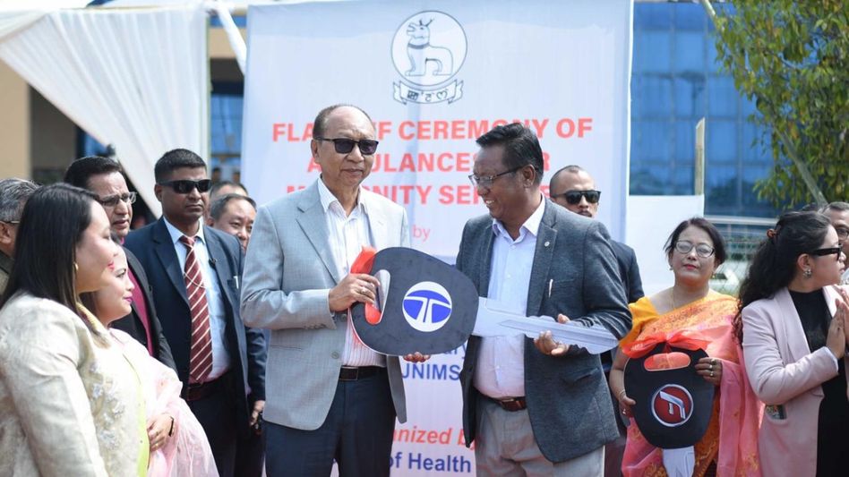 Manipur CM attends HPV vaccine launch, flags off 33 ambulances at JNIMS Manipur CM attends HPV vaccine launch, flags off 33 ambulances at JNIMS