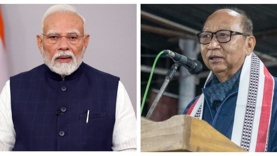 PM Modi greets Manipur CM Yumnam Khemchand Singh on his birthday PM Modi greets Manipur CM Yumnam Khemchand Singh on his birthday