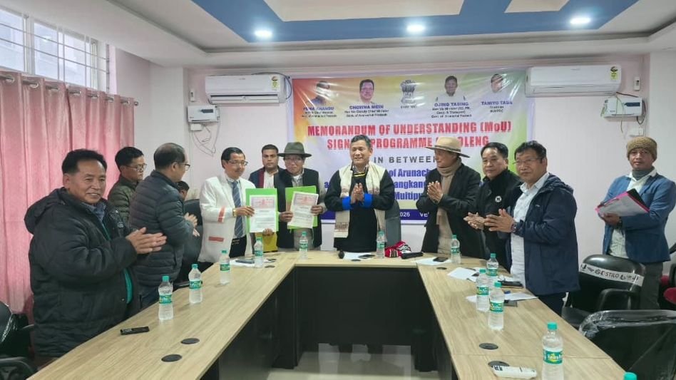 Arunachal village families seal MoU for Siang Upper hydropower studies Arunachal village families seal MoU for Siang Upper hydropower studies