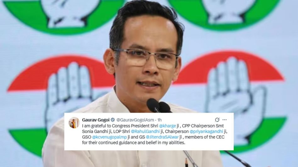 “Grateful for the belief”: Gaurav Gogoi reacts to Jorhat ticket “Grateful for the belief”: Gaurav Gogoi reacts to Jorhat ticket