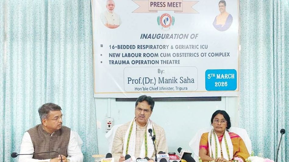Tripura prioritises health infrastructure, targets 320 ICU beds at GB Pant; new super speciality hospital to come up Tripura prioritises health infrastructure, targets 320 ICU beds at GB Pant; new super speciality hospital to come up