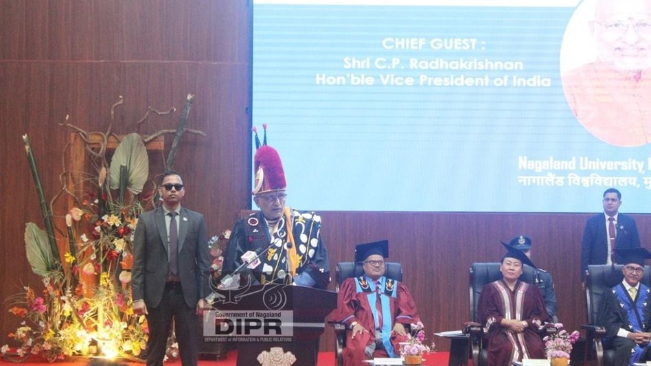 Vice President C. P. Radhakrishnan attends 8th Convocation of Nagaland University at Lumami Vice President C. P. Radhakrishnan attends 8th Convocation of Nagaland University at Lumami
