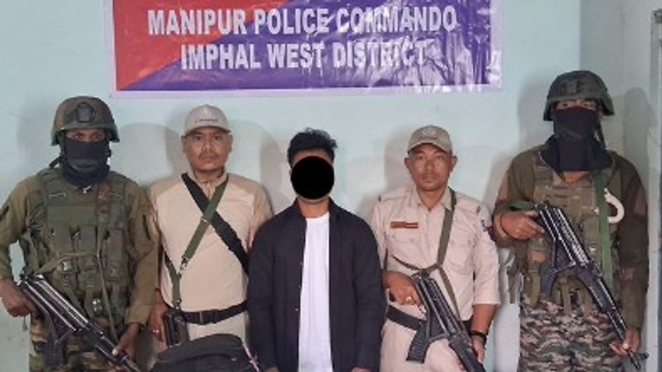 Security forces arrest five, including four militants, in Manipur Security forces arrest five, including four militants, in Manipur