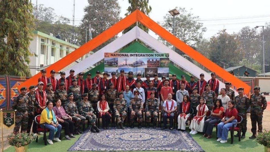 Assam Rifles flags off National Integration Tour for Nagaland students Assam Rifles flags off National Integration Tour for Nagaland students