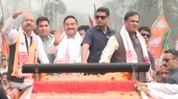 Himanta Biswa Sarma begins 7th day of Jana Ashirwad Yatra from Assam's Margherita Himanta Biswa Sarma begins 7th day of Jana Ashirwad Yatra from Assam's Margherita