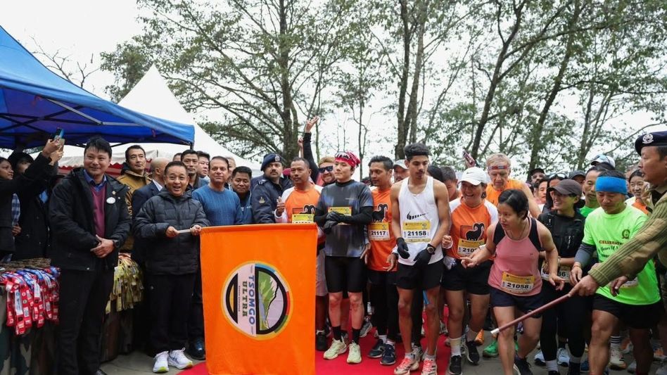 Sikkim CM flags off Tsomgo Ultra 5.0 Marathon in Gangtok Sikkim CM flags off Tsomgo Ultra 5.0 Marathon in Gangtok