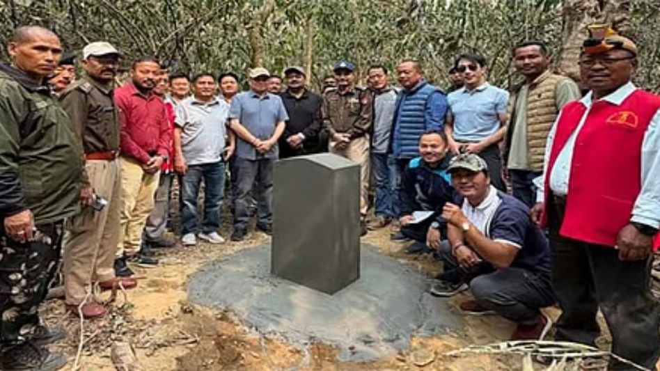 Arunachal begins boundary pillar work with Assam; Pema Khandu says state secured net territorial gain Arunachal begins boundary pillar work with Assam; Pema Khandu says state secured net territorial gain