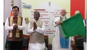 PM Modi flags off 3 trains, unveils projects worth Rs 4,570 crore in Assam PM Modi flags off 3 trains, unveils projects worth Rs 4,570 crore in Assam