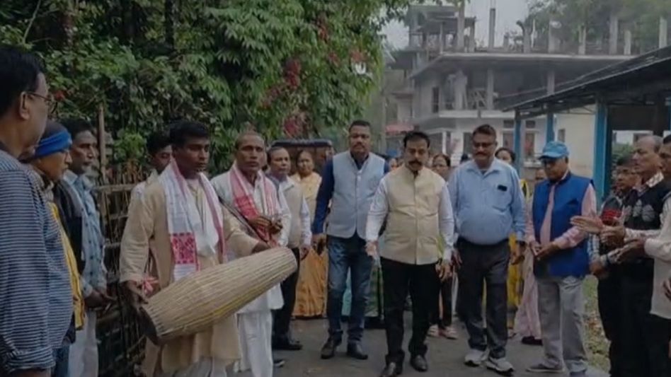 Assam's Morigaon district Yogi Sangha inaugurates permanent office building Assam's Morigaon district Yogi Sangha inaugurates permanent office building