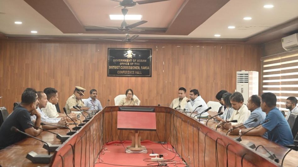 Baksa DC chairs meeting with political parties in Mushalpur ahead of Assam Assembly elections Baksa DC chairs meeting with political parties in Mushalpur ahead of Assam Assembly elections