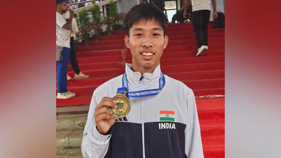 Arunachal CM congratulates Tingong Wangpan for Gold Medal and National Record at Para Athletics Championships Arunachal CM congratulates Tingong Wangpan for Gold Medal and National Record at Para Athletics Championships
