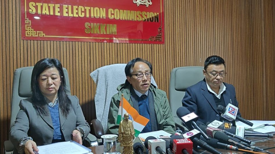 Sikkim municipal polls to be held on April 24, results on April 25: State Election Commission Sikkim municipal polls to be held on April 24, results on April 25: State Election Commission
