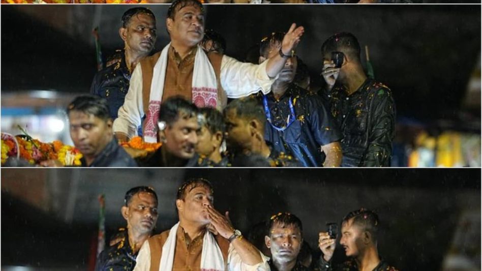 Assam CM Himanta Biswa Sarma begins second leg of ‘Jan Ashirwad Yatra’ amid heavy rain Assam CM Himanta Biswa Sarma begins second leg of ‘Jan Ashirwad Yatra’ amid heavy rain