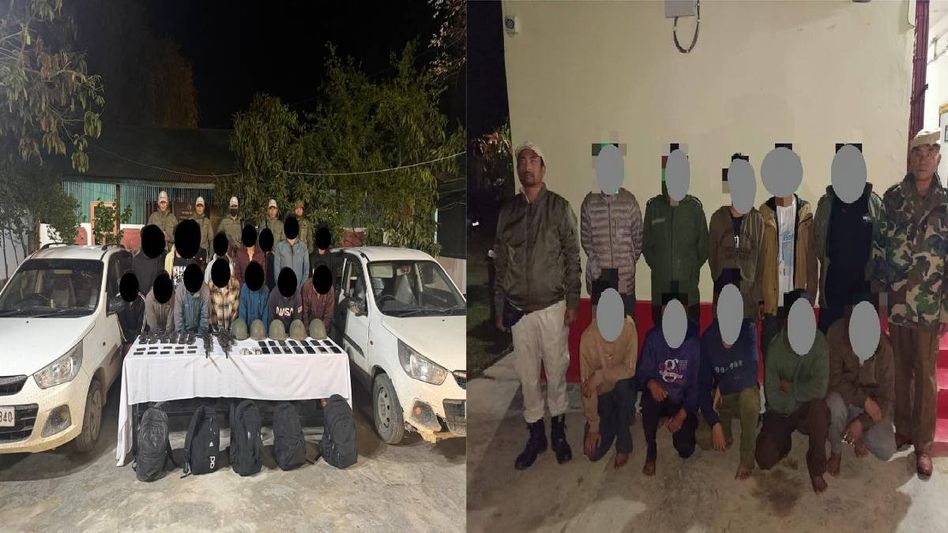 Security forces arrest at least 26 cadres of PREPAK, UNLF, KCP, KYKL across Manipur, including juveniles Security forces arrest at least 26 cadres of PREPAK, UNLF, KCP, KYKL across Manipur, including juveniles