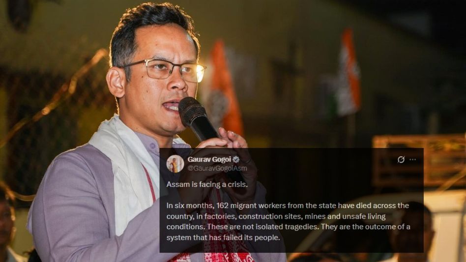 ‘Assam is facing a crisis’: Gaurav Gogoi flags deaths of migrant workers, alleges systemic failure ‘Assam is facing a crisis’: Gaurav Gogoi flags deaths of migrant workers, alleges systemic failure