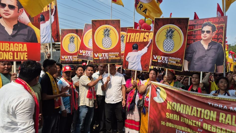 Pradyot pushes for next-gen leadership; all 28 candidates filed nominations for district council polls Pradyot pushes for next-gen leadership; all 28 candidates filed nominations for district council polls