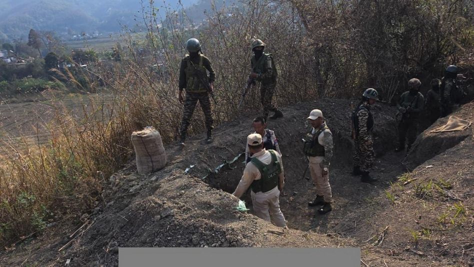 Security forces intensify operations in Ukhrul, dismantle illegal bunkers amid ongoing tensions Security forces intensify operations in Ukhrul, dismantle illegal bunkers amid ongoing tensions