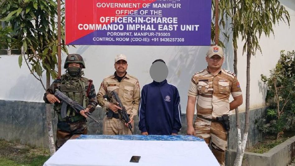 Security forces arrest active UNLF (P) cadre in Manipur’s Imphal West, seize mobile phone Security forces arrest active UNLF (P) cadre in Manipur’s Imphal West, seize mobile phone