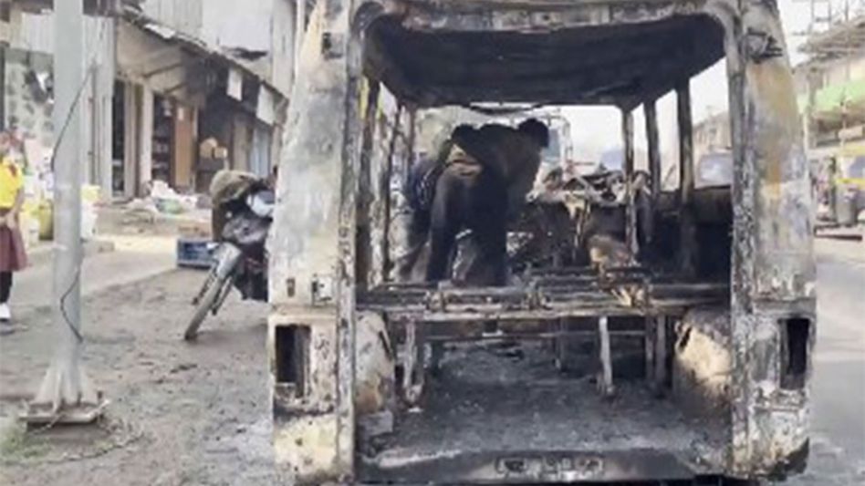 Two-wheeler hits security vehicle in Manipur's Churachandpur, minor injuries reported Two-wheeler hits security vehicle in Manipur's Churachandpur, minor injuries reported