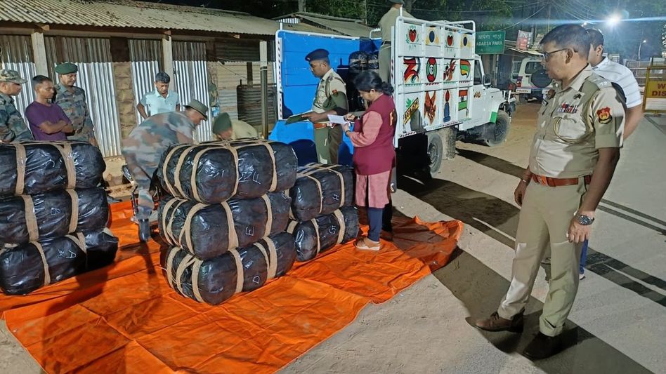 Tripura Police seize Rs 60 lakh worth cannabis, arrest smuggler in Agartala Tripura Police seize Rs 60 lakh worth cannabis, arrest smuggler in Agartala