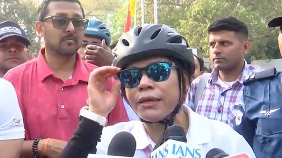Mary Kom backs ‘Fit India Sundays on Cycle’, calls fitness essential Mary Kom backs ‘Fit India Sundays on Cycle’, calls fitness essential