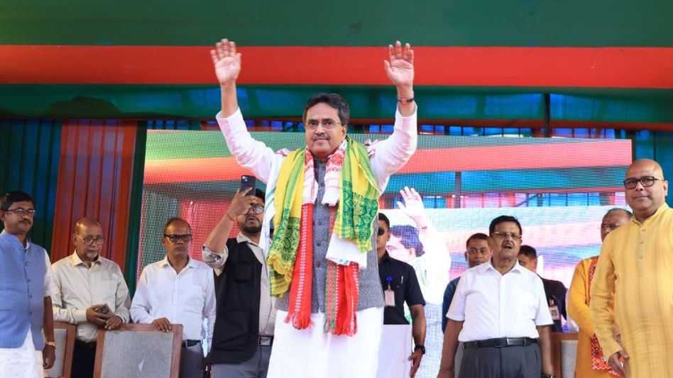 Tripura CM slams UPA, backs BJP win in Silchar Tripura CM slams UPA, backs BJP win in Silchar