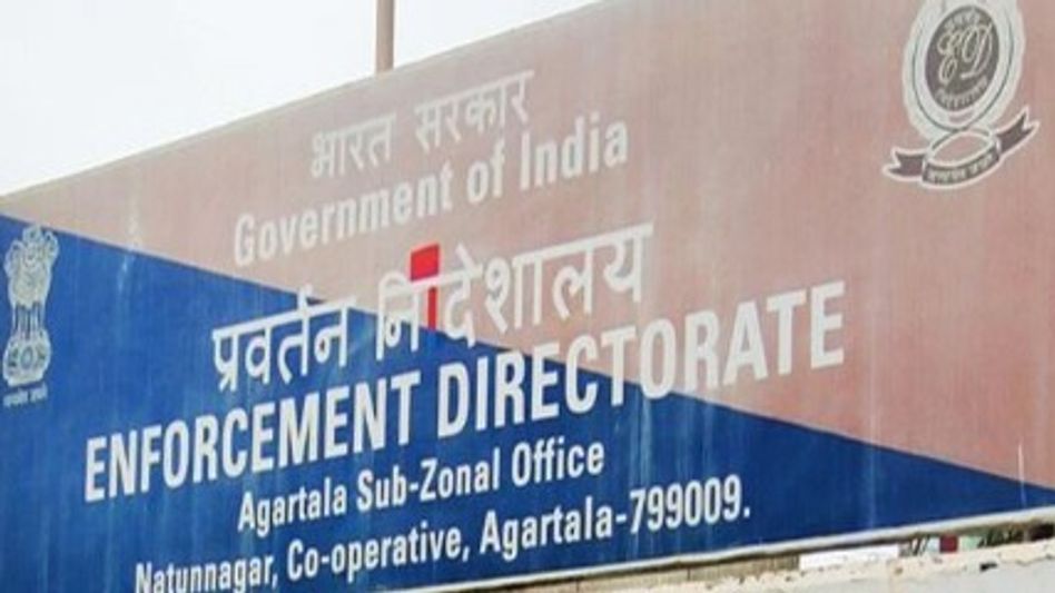 ED files three PMLA cases against 14 accused in Tripura, freezes Rs 6.85 crore assets ED files three PMLA cases against 14 accused in Tripura, freezes Rs 6.85 crore assets