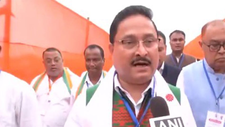 Assam BJP chief Dilip Saikia slams Congress for 'shielding infiltrators', hails PM Modi's rally turnout Assam BJP chief Dilip Saikia slams Congress for 'shielding infiltrators', hails PM Modi's rally turnout