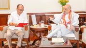 Amit Shah asks Manipur CM to speed up peace efforts, reviews security situation Amit Shah asks Manipur CM to speed up peace efforts, reviews security situation