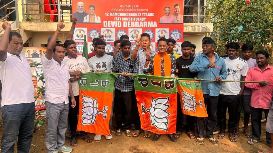 Tripura BJP candidate Devid Debbarma targets Tipra Motha over ‘reign of loot’ in TTAADC Tripura BJP candidate Devid Debbarma targets Tipra Motha over ‘reign of loot’ in TTAADC