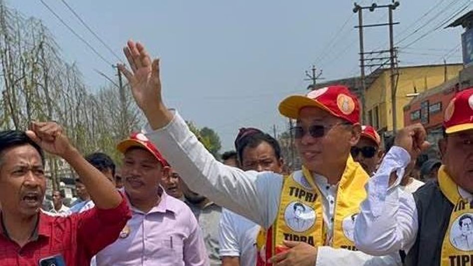 Tipra Motha spokesperson Rajeswar Debbarma predicts landslide win in TTAADC polls Tipra Motha spokesperson Rajeswar Debbarma predicts landslide win in TTAADC polls