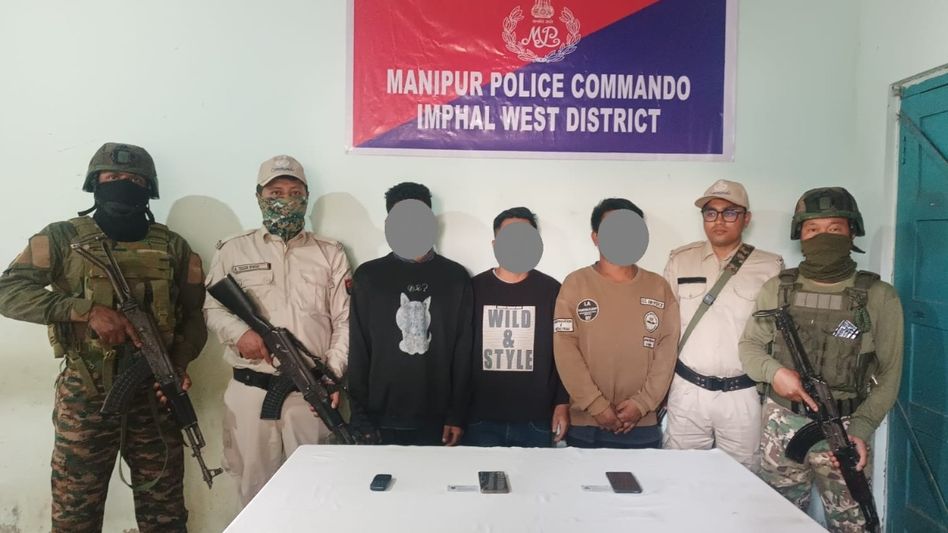 Manipur police arrest three KCP (PWG) cadres, recover arms and explosives near Moreh Manipur police arrest three KCP (PWG) cadres, recover arms and explosives near Moreh