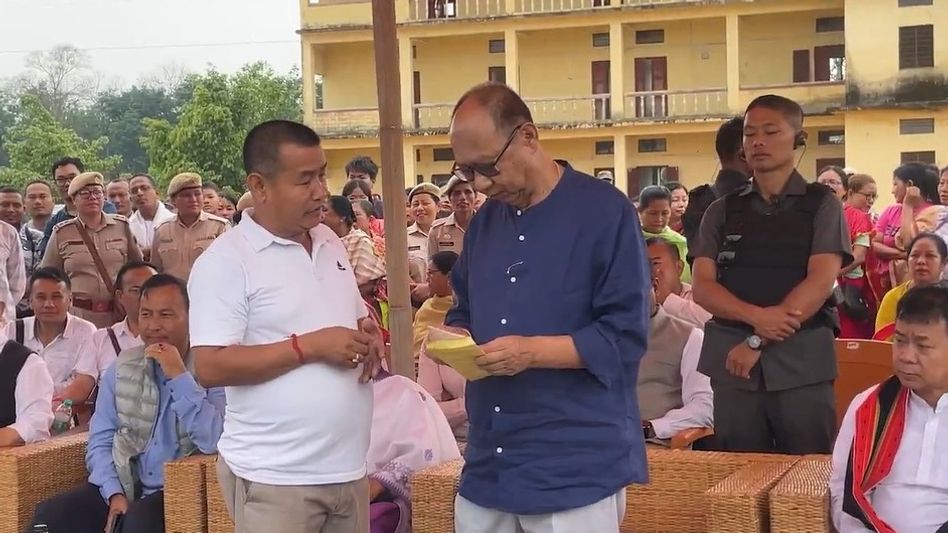 Manipur CM pushes peace agenda, development plans on day two of Jiribam visit Manipur CM pushes peace agenda, development plans on day two of Jiribam visit