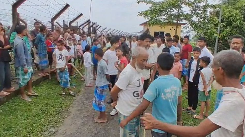 Tension near India-Bangladesh border in Cachar after alleged attack on Indian farmers Tension near India-Bangladesh border in Cachar after alleged attack on Indian farmers