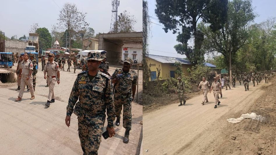 Security intensified in Assam's Boko–Chaygaon ahead of polls with flag march, area domination exercise Security intensified in Assam's Boko–Chaygaon ahead of polls with flag march, area domination exercise
