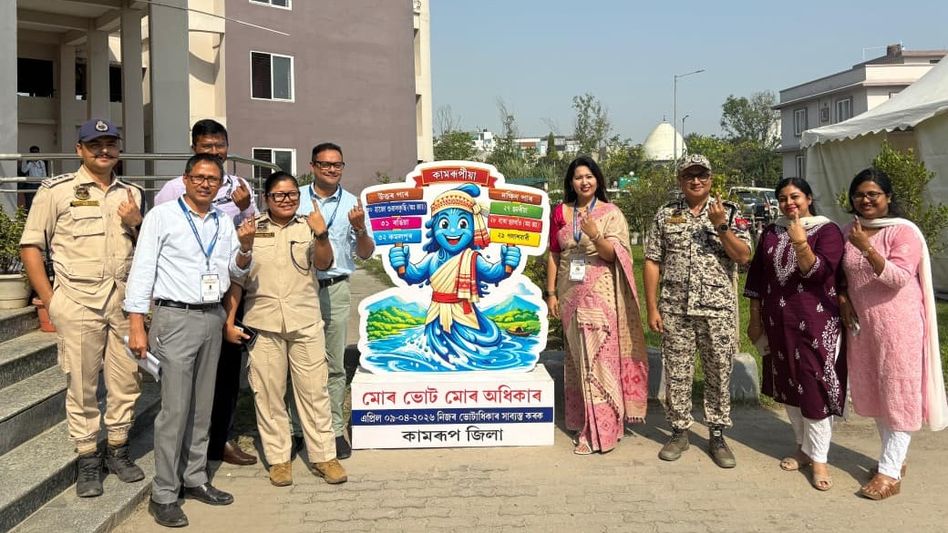 Ahead of poll day, Kamrup officials cast votes at Postal Facilitation Centres Ahead of poll day, Kamrup officials cast votes at Postal Facilitation Centres
