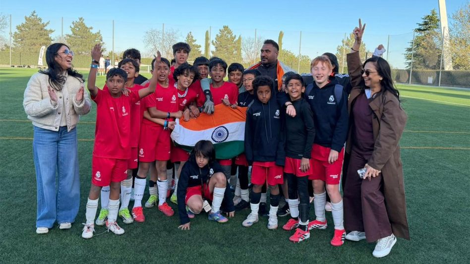 India U-12 football team scripts landmark win at Real Madrid World Challenge India U-12 football team scripts landmark win at Real Madrid World Challenge