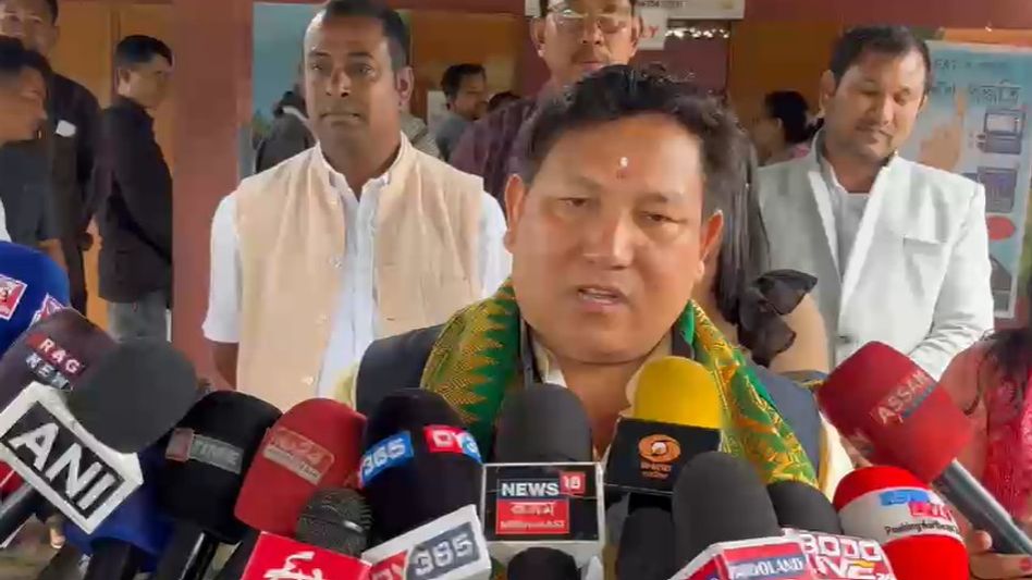 Pramod Boro casts vote, condemns alleged attack on UPPL workers in Assam's Tamulpur Pramod Boro casts vote, condemns alleged attack on UPPL workers in Assam's Tamulpur