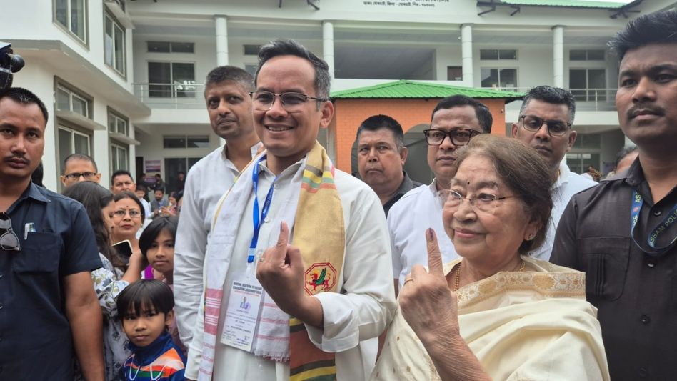 Gaurav Gogoi casts vote in Jorhat, says ‘powerful, fearless Assam will emerge’ Gaurav Gogoi casts vote in Jorhat, says ‘powerful, fearless Assam will emerge’