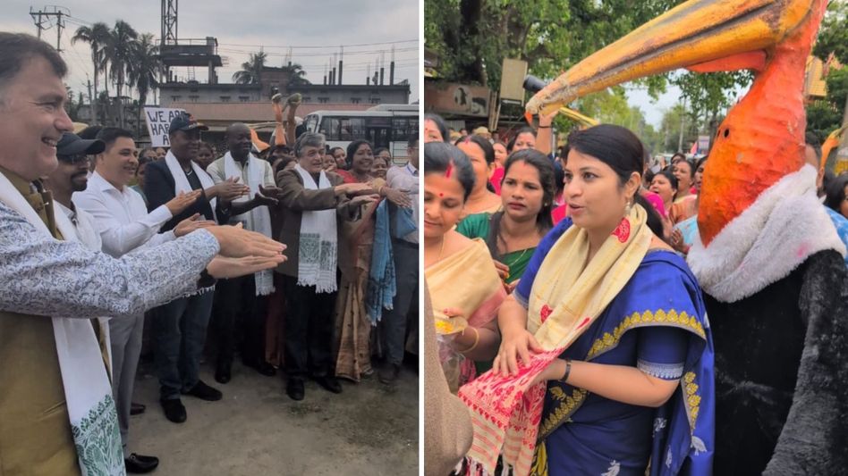 Assam: Kamrup district's Hargila initiative in spotlight during voting day Assam: Kamrup district's Hargila initiative in spotlight during voting day