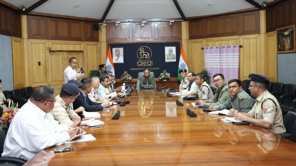 Manipur CM chairs high-level security review amid tensions after Tronglaobi incident Manipur CM chairs high-level security review amid tensions after Tronglaobi incident