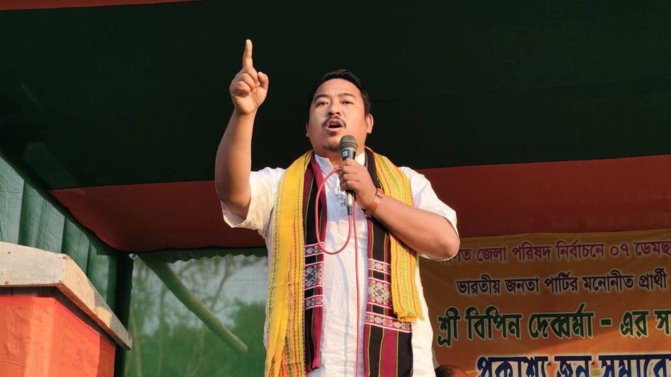 BJP’s Bipin Debbarma rallies voters on final campaign day, promises infrastructure push BJP’s Bipin Debbarma rallies voters on final campaign day, promises infrastructure push