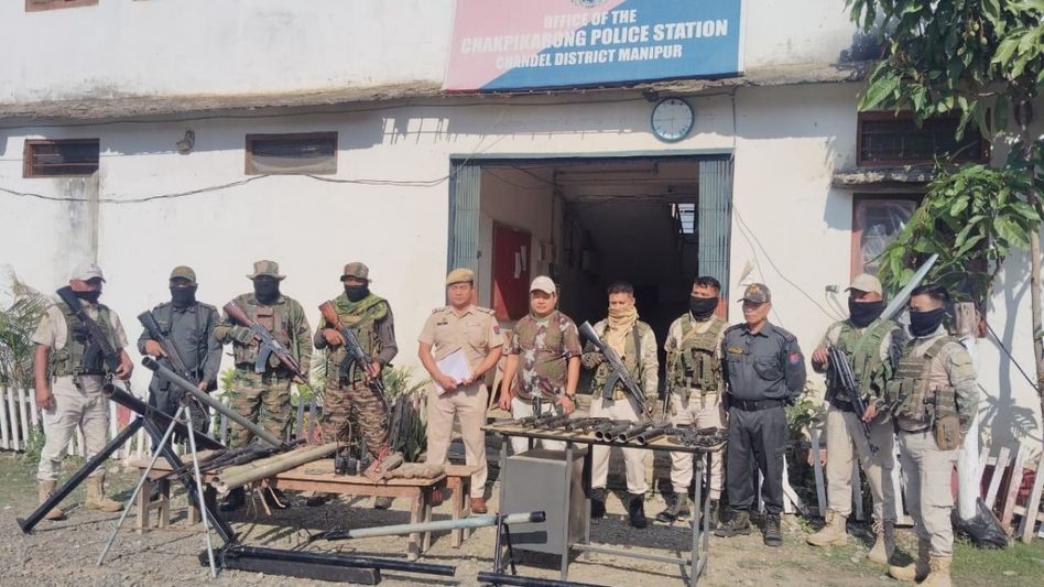 Major arms cache recovered in Manipur’s Chandel, security forces avert potential militant threat Major arms cache recovered in Manipur’s Chandel, security forces avert potential militant threat