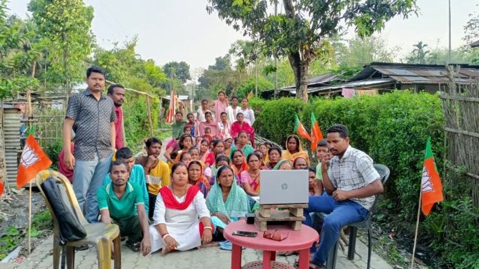 Assam minister Ashok Singhal goes Live to 1 lakh voters across 2,500 spots in Dhekiajuli digital blitz Assam minister Ashok Singhal goes Live to 1 lakh voters across 2,500 spots in Dhekiajuli digital blitz